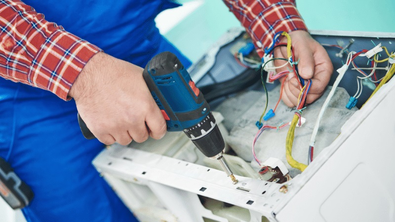 Esenyurt Airfel Airfel çamaşır makinesi kart tamiri – Su almama arızası orijinal parça ile giderildi. - Teknik servis örneği